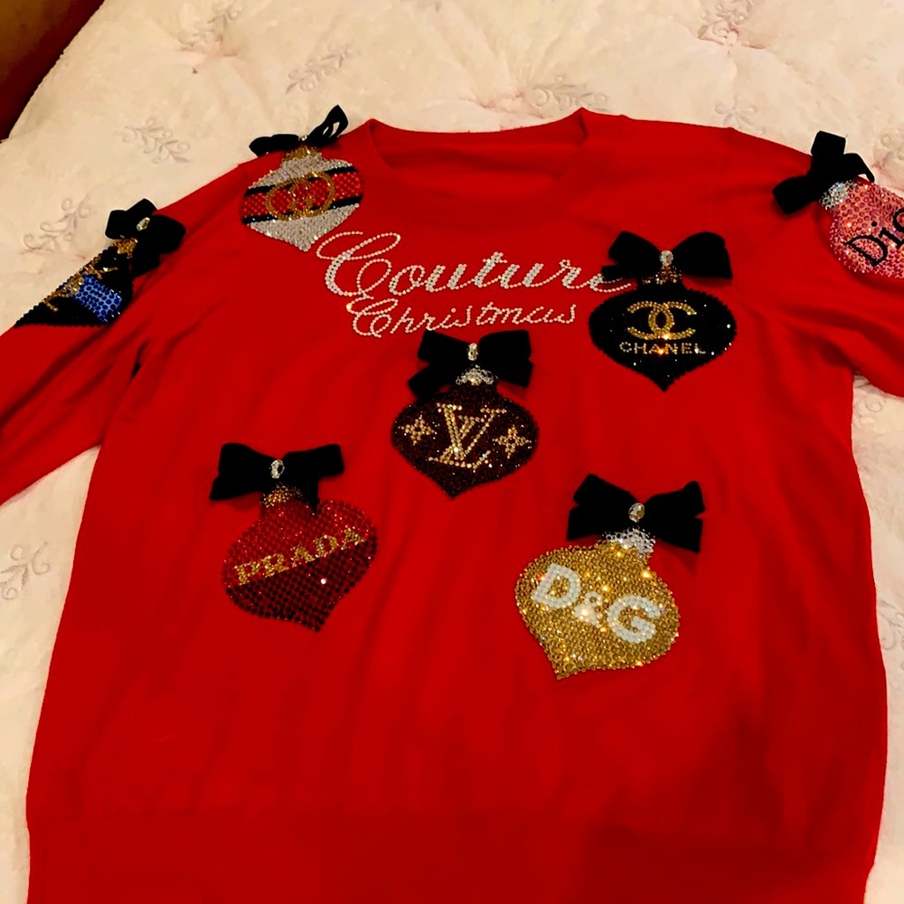 Sondra Celli Designer Christmas Sweater